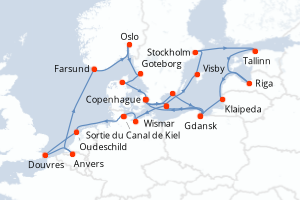 Itinéraire : Europe du Nord & Atlantique NE