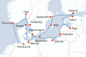 Itinéraire : Europe du Nord & Atlantique NE