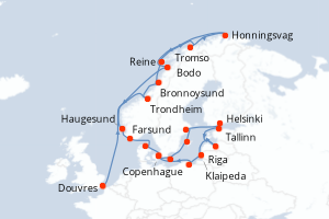 Itinéraire : Europe du Nord & Atlantique NE