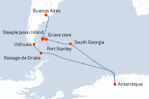 Itinéraire : Antarctique