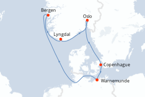 Itinéraire : Europe du Nord & Atlantique NE
