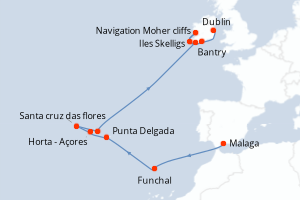 Itinéraire : Europe du Nord & Atlantique NE
