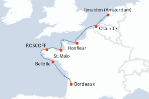 Itinéraire : Europe du Nord & Atlantique NE