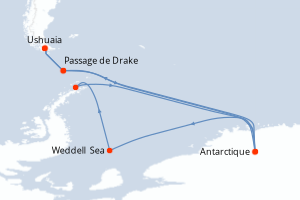 Itinéraire : Antarctique