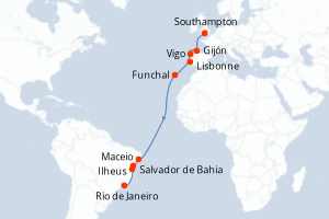 Itinéraire : Amérique du Sud