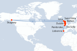 Itinéraire : Europe du Nord & Atlantique NE