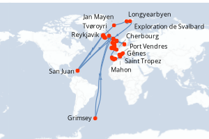 Itinéraire : Europe du Nord & Atlantique NE