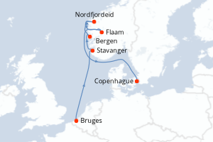 Itinéraire : Europe du Nord & Atlantique NE