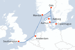 Itinéraire : Europe du Nord & Atlantique NE