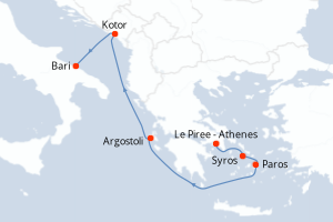 Itinéraire : Méditerranée & mers adjacentes