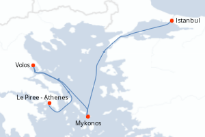 Itinéraire : Méditerranée & mers adjacentes