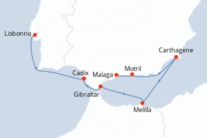Itinéraire : Méditerranée & mers adjacentes