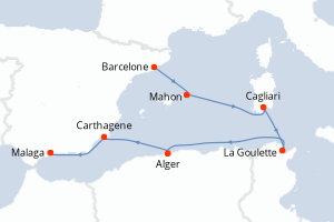 Itinéraire : Méditerranée & mers adjacentes