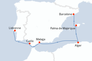 Itinéraire : Méditerranée & mers adjacentes