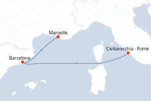 Itinéraire : Méditerranée & mers adjacentes