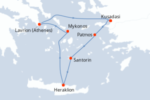 Itinéraire : Méditerranée & mers adjacentes