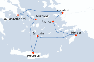 Itinéraire : Méditerranée & mers adjacentes