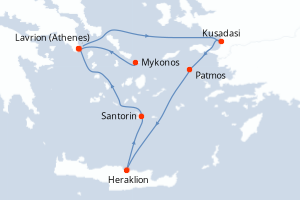 Itinéraire : Méditerranée & mers adjacentes