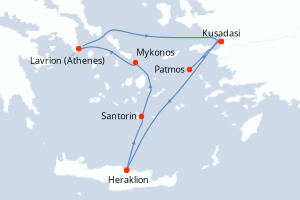 Itinéraire : Méditerranée & mers adjacentes