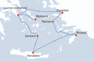 Itinéraire : Méditerranée & mers adjacentes