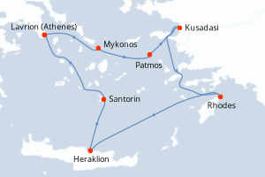 Itinéraire : Méditerranée & mers adjacentes