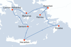 Itinéraire : Méditerranée & mers adjacentes