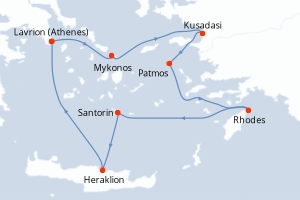 Itinéraire : Méditerranée & mers adjacentes