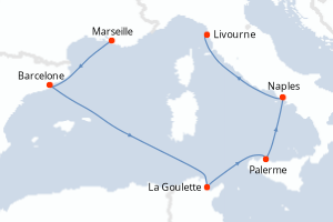 Itinéraire : Méditerranée & mers adjacentes