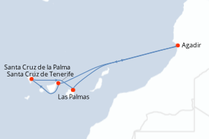 Itinéraire : Europe du Nord & Atlantique NE