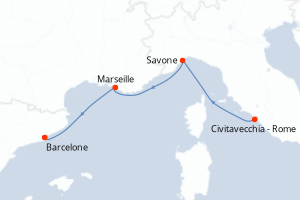 Itinéraire : Méditerranée & mers adjacentes