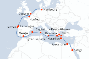 Itinéraire : Méditerranée & mers adjacentes