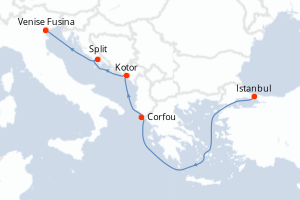 Itinéraire : Méditerranée & mers adjacentes