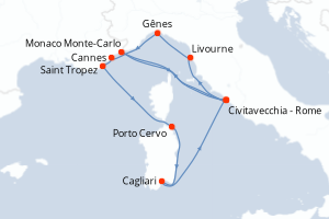 Itinéraire : Méditerranée & mers adjacentes