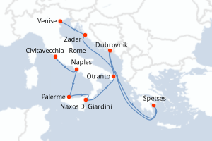 Itinéraire : Méditerranée & mers adjacentes