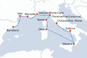 Itinéraire : Méditerranée & mers adjacentes