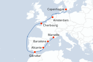Itinéraire : Méditerranée & mers adjacentes