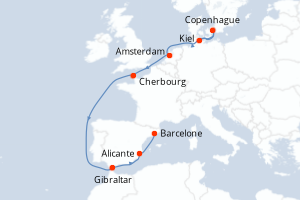 Itinéraire : Méditerranée & mers adjacentes