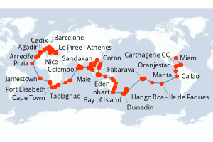 Itinéraire : Méditerranée & mers adjacentes
