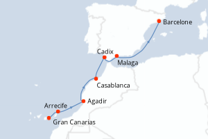 Itinéraire : Méditerranée & mers adjacentes