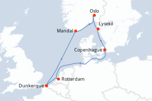 Itinéraire : Europe du Nord & Atlantique NE