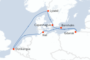 Itinéraire : Europe du Nord & Atlantique NE