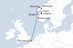 Itinéraire : Fjords de Norvège