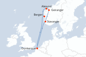 Itinéraire : Fjords de Norvège