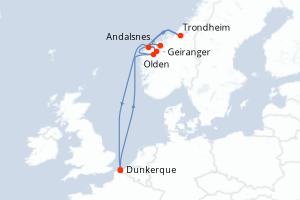 Itinéraire : Fjords de Norvège