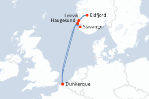 Itinéraire : Europe du Nord & Atlantique NE