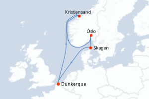 Itinéraire : Europe du Nord & Atlantique NE