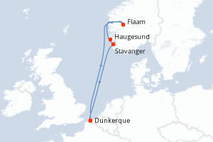 Itinéraire : Europe du Nord & Atlantique NE