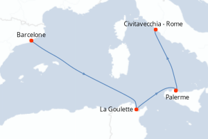 Itinéraire : Méditerranée & mers adjacentes