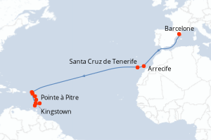 Itinéraire : Amériques