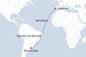 Itinéraire : Europe du Nord & Atlantique NE